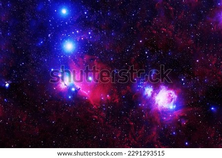 Beautiful galaxy background. Elements of this image furnishing NASA. High quality photo