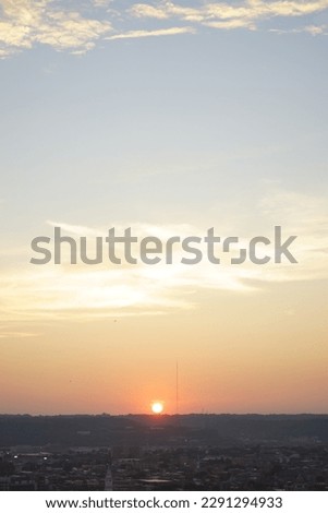 Skyline picture from a high top in Cincinnati, Ohio