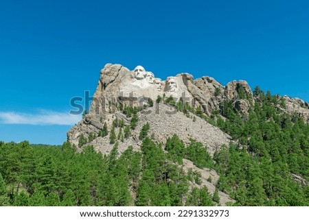 Mount Rushmore national memorial, South Dakota, USA. Royalty-Free Stock Photo #2291332973