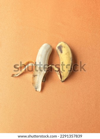 Tropical Pisang Awak Banana Or Namwah Banana (Musa acuminata × Musa balbisiana 'Pisang Awak')