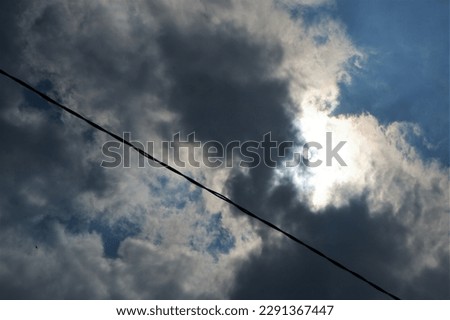 nice clouds on a sunny day