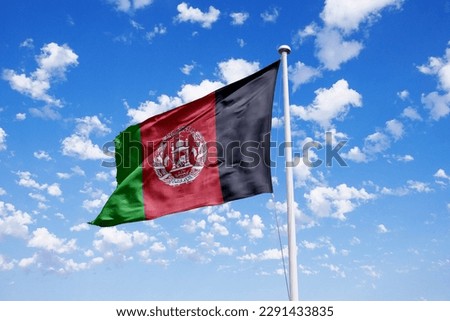 Afghanistan waving flag, flag in a pole, memorial day, freedom of speech, horizontal flag, rectangular, national, raise a flag, emblem