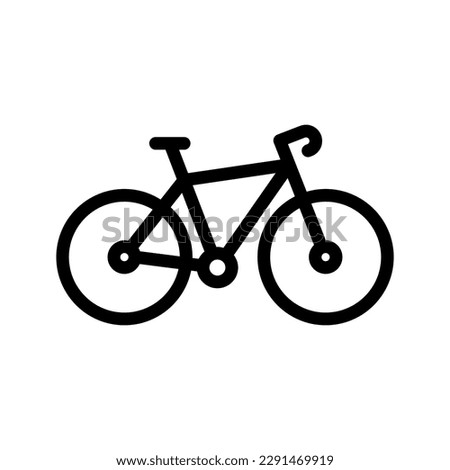 Bicycle icon. sign for mobile concept and web design. vector illustration