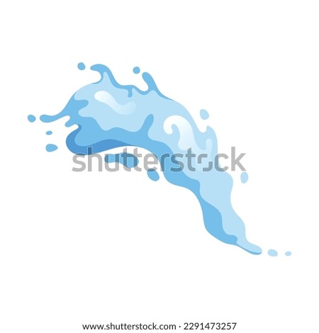 Blue water drop icon. Vector collection of flat drops.