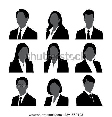 Vector illustrations of business person.