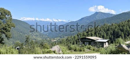 Bimkhar Village, Yangtse, Trashiyangtse, Bhutan Royalty-Free Stock Photo #2291559095