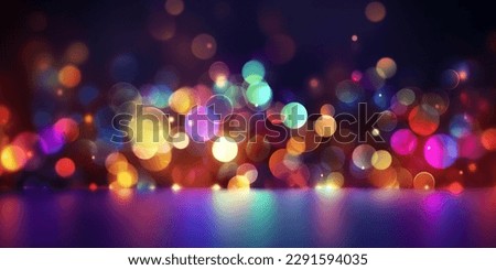 Luxury colorful bokeh background. Abstract lights blur bokeh background Royalty-Free Stock Photo #2291594035