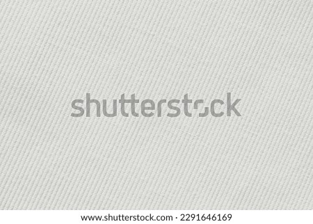 White cotton twill fabric pattern close up as background Royalty-Free Stock Photo #2291646169