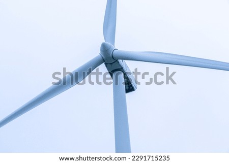 Wind turbine generating electricity clean energy. Clean energy concept. High quality photo