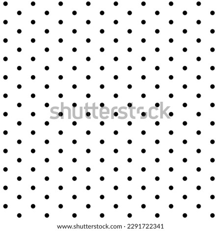 abstract monochrome polka dot pattern design. Royalty-Free Stock Photo #2291722341