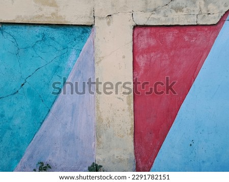 colorful urban wall texture. Modern pattern for wallpaper design. Creative urban city background