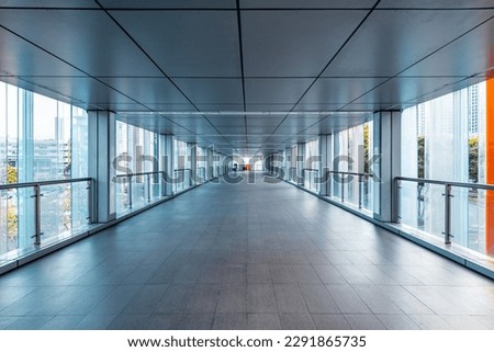 pedestrian  overpass at shenzhen of china Royalty-Free Stock Photo #2291865735