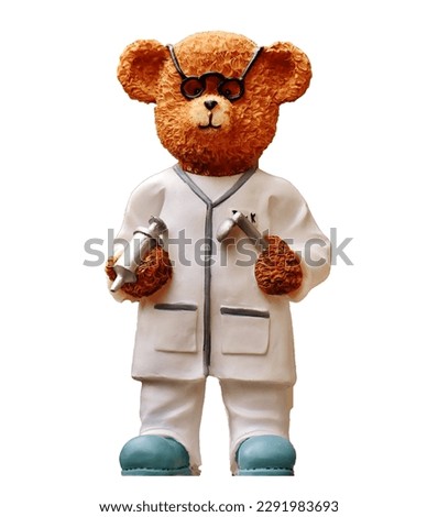 Brown Doctor Bear Toy Png