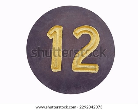 Number 12 symbol design. Enjoy Special offer 12 number Sale sign on white background.