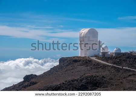 Haleakala Observatory, Haleakala National Park, Maui, Hawaii, USA Royalty-Free Stock Photo #2292087205