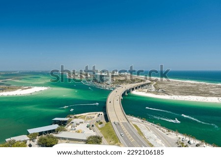 Aerial view of Orange Beach, Alabama Royalty-Free Stock Photo #2292106185