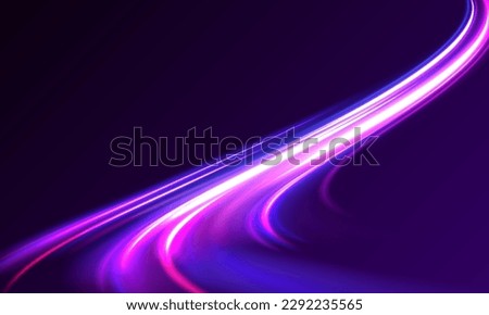 Laser beams luminous abstract sparkling isolated on a transparent background. Light and stripes moving fast over dark background.	