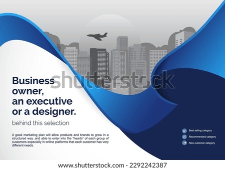 Template vector design for Brochure, Annual Report, Web design  Poster, Corporate Presentation, Flyer, layout modern with color size horizontal, Easy to use and edit.
