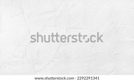 Texture of white plaster on a concrete wall handmade. Construction, interior design. Royalty-Free Stock Photo #2292291341