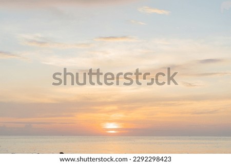 background sky sunset beach front colorful beautiful patong phuket thailand Royalty-Free Stock Photo #2292298423