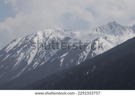 snow capped mountain in northern india