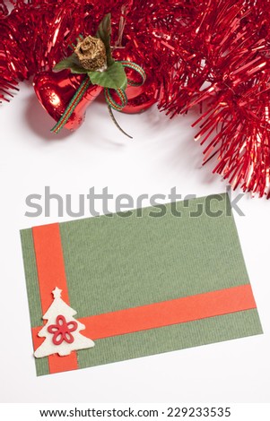 green christmas card