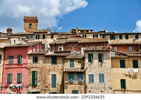 Siena is an Italian city in Tuscany known for its medieval brick buildings