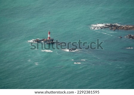 aerial view of the lighthouse