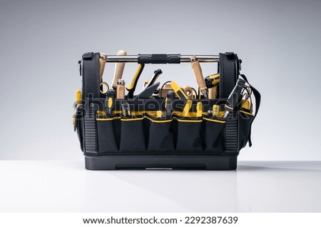 Handyman Service Toolbox Or Tool Box. Workshop Toolkit Royalty-Free Stock Photo #2292387639