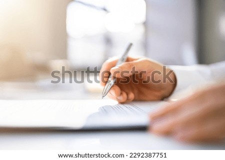 Lawyer Signing Business Contract Legal Document Paper