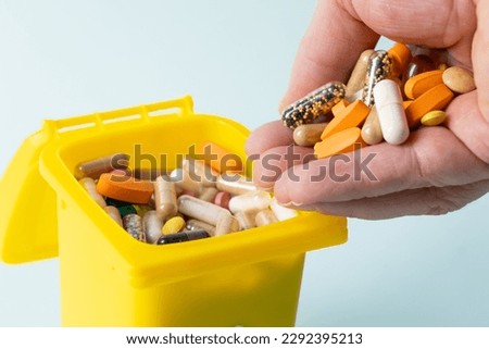 Medical Waste Disposal, Concept, Disposal of medical supplies