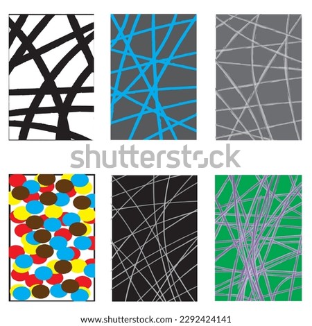 6 wallpaper pattern texture for background vector