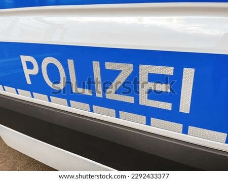 Exploring the Iconic German Police Car with the Distinctive 'Polizei' Inscription"