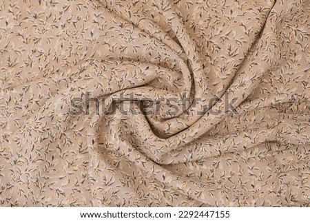 Fabric with a small pattern, print, picture, leaves, photo, background, wallpaper