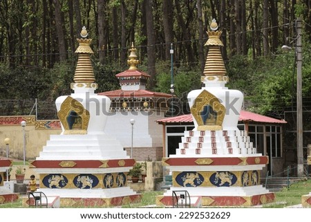 Temple of lord Buddha stupa