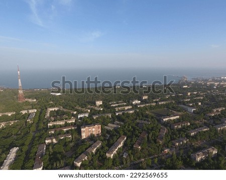 Panorama of the Mariupol and Sea of Azov Before the war
