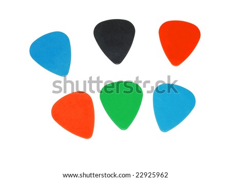 Guitar Pics Isolated