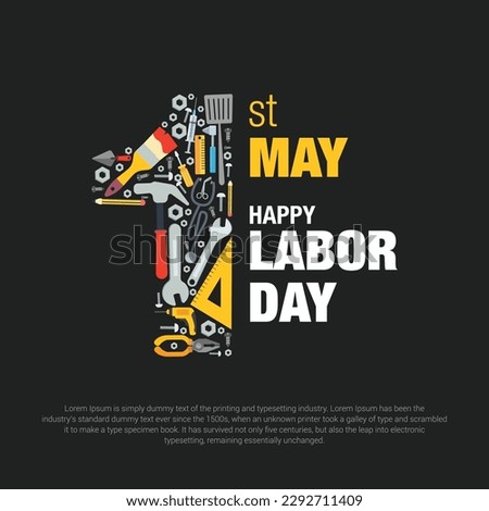 May 1st International Labor Day Royalty-Free Stock Photo #2292711409