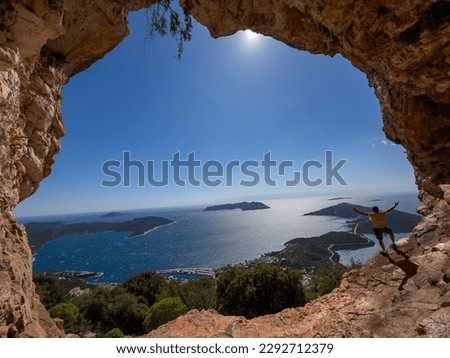 Photo of Antalya Kas region with its magnificent view and sleeping giant cave