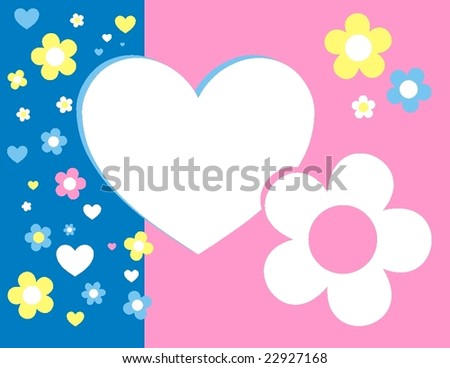 childish flowers illustration applicable to several concepts vector format very easy to edit