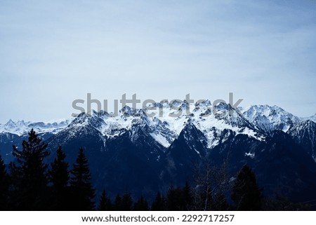 tourist place, alps in austria, beautiful nature and landscape