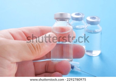 Syringe and vial bottle.

Refreshing medical image Royalty-Free Stock Photo #2292780975