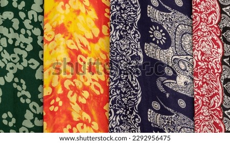 colorful fabric texture background design 01