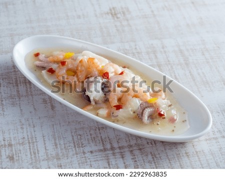 seafood marinade vinegar sauce picture