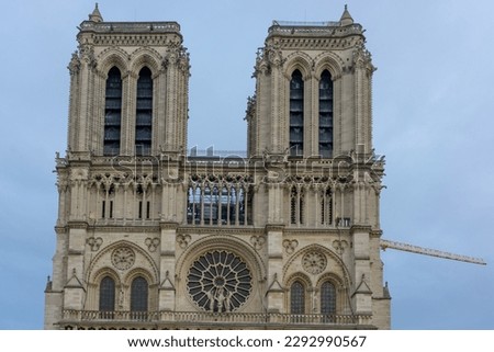 Notre Dame Cathedral - fire damage restoration works