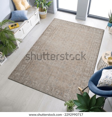 photo of room with carpet in it Royalty-Free Stock Photo #2292990717