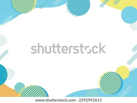 Light blue geometric pattern background illustration Royalty-Free Stock Photo #2292992613