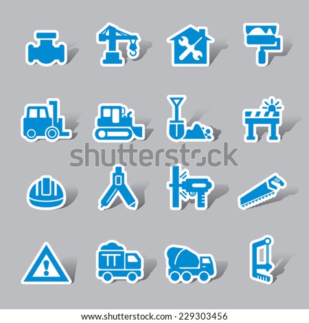 Construction Color Icon Label