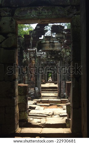 Temple ruins, Cambodia