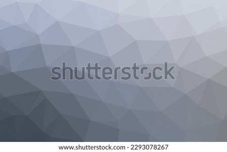 Light BLUE vector polygon abstract layout. A vague abstract illustration with gradient. Template for a cell phone background.